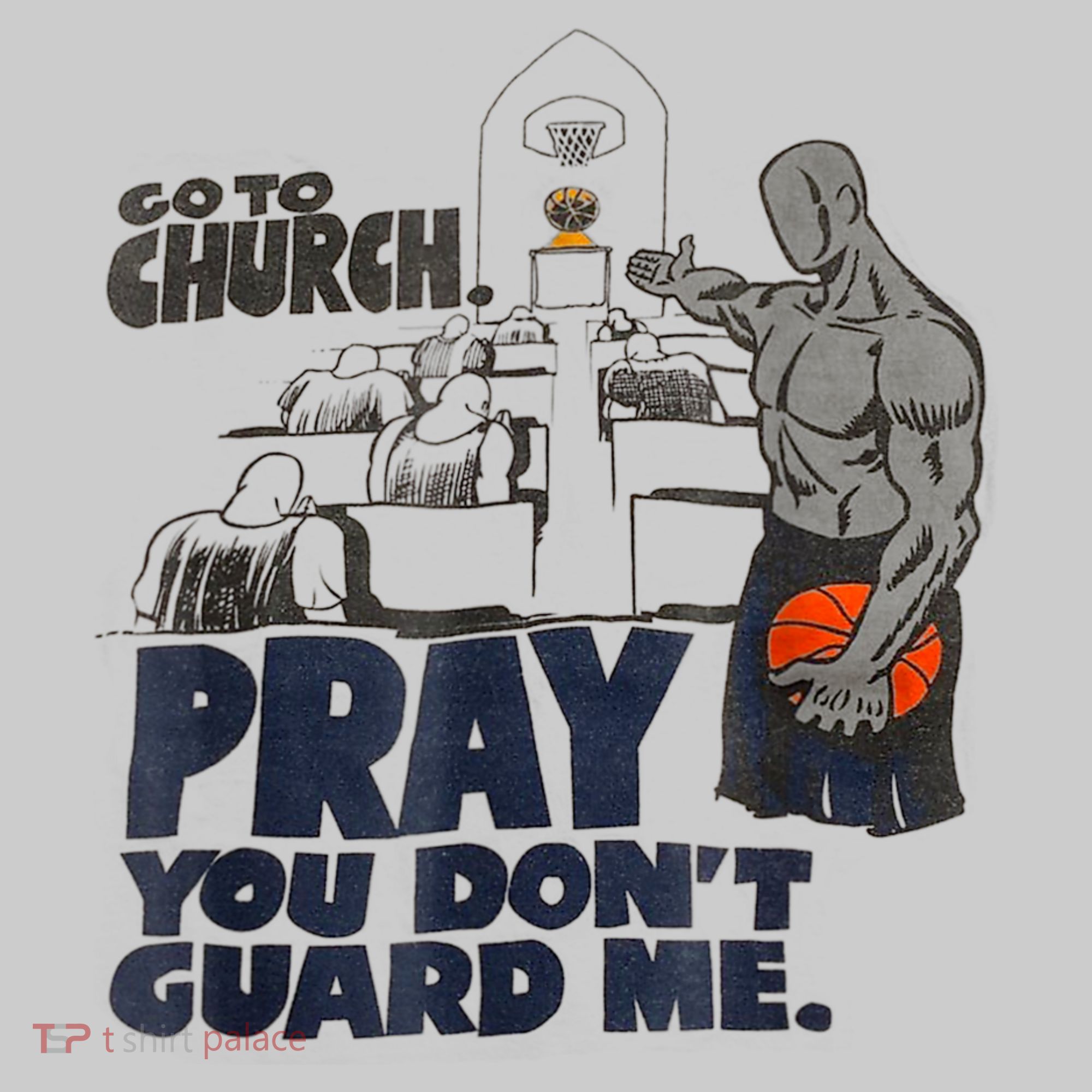 Go To Church Pray You Don't Guard Me Funny Performance Fleece Hoodie