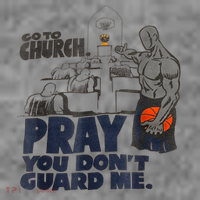 Go To Church Pray You Don't Guard Me Funny Toddler Hoodie thumb 2