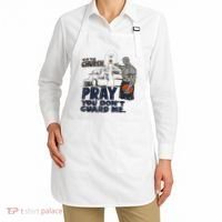 Go To Church Pray You Don't Guard Me Funny Apron thumb 2