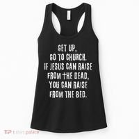 GO TO CHURCH Funny Christian Fellowship Women's Tank Top thumb 0