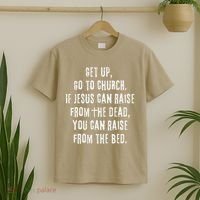 GO TO CHURCH Funny Christian Fellowship T-Shirt thumb 2