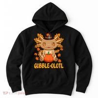 Gobble-Olotl - The Cute Thanksgiving Axolotl Hoodie thumb 0