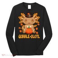 Gobble-Olotl - The Cute Thanksgiving Axolotl Long Sleeve Shirt thumb 0