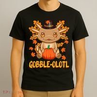 Gobble-Olotl - The Cute Thanksgiving Axolotl T-Shirt thumb 3