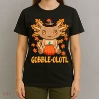 Gobble-Olotl - The Cute Thanksgiving Axolotl T-Shirt thumb 4