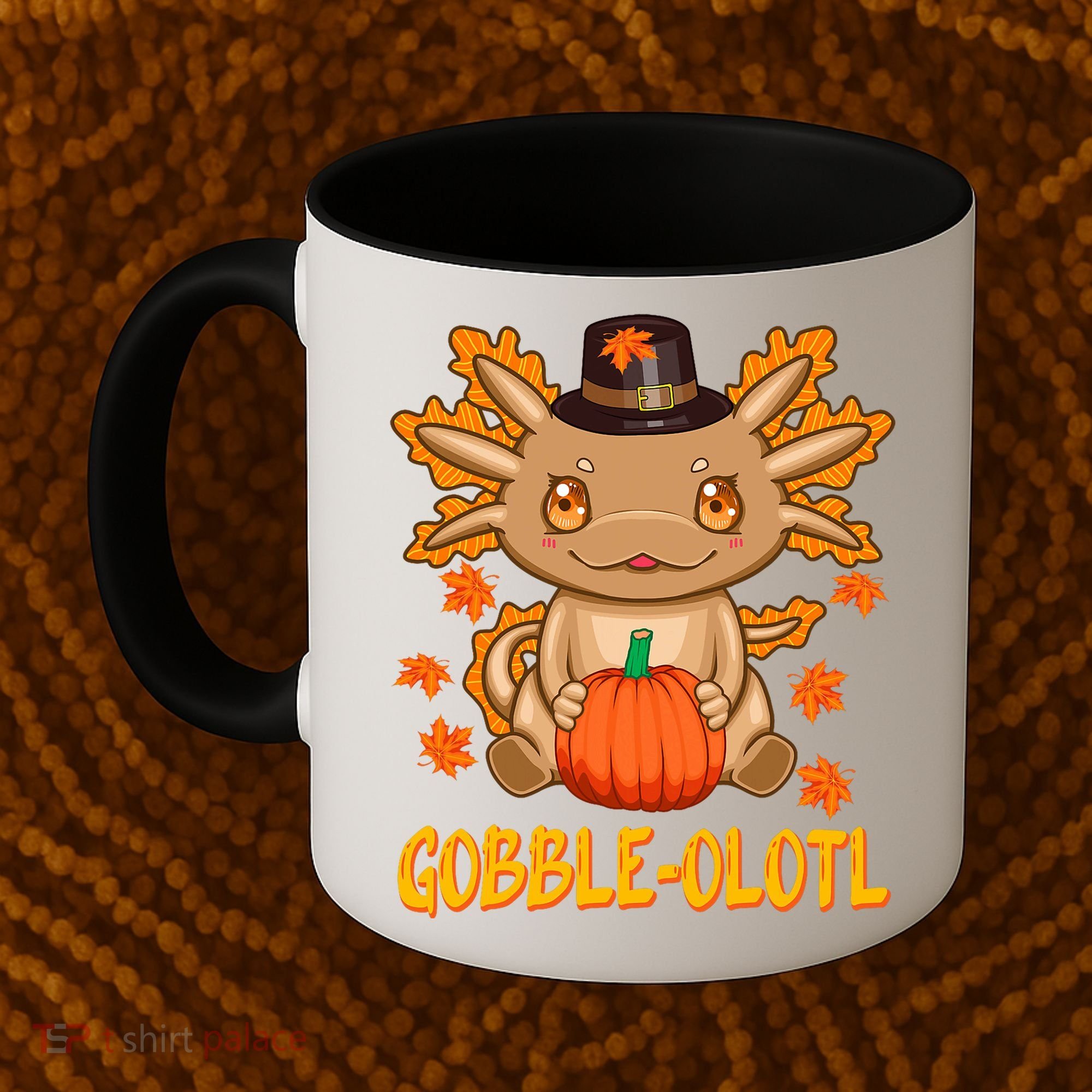 Gobble-Olotl - The Cute Thanksgiving Axolotl Coffee Mug
