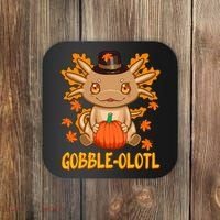 Gobble-Olotl - The Cute Thanksgiving Axolotl Coaster thumb 0
