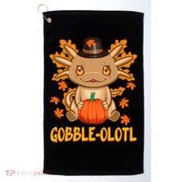 Gobble-Olotl - The Cute Thanksgiving Axolotl Golf Towel thumb 0