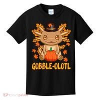 Gobble-Olotl - The Cute Thanksgiving Axolotl Kids T-Shirt thumb 0