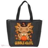 Gobble-Olotl - The Cute Thanksgiving Axolotl Tote Bag thumb 0