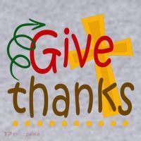 Give Thanks Cross Thanksgiving Women's Sweatshirt thumb 2