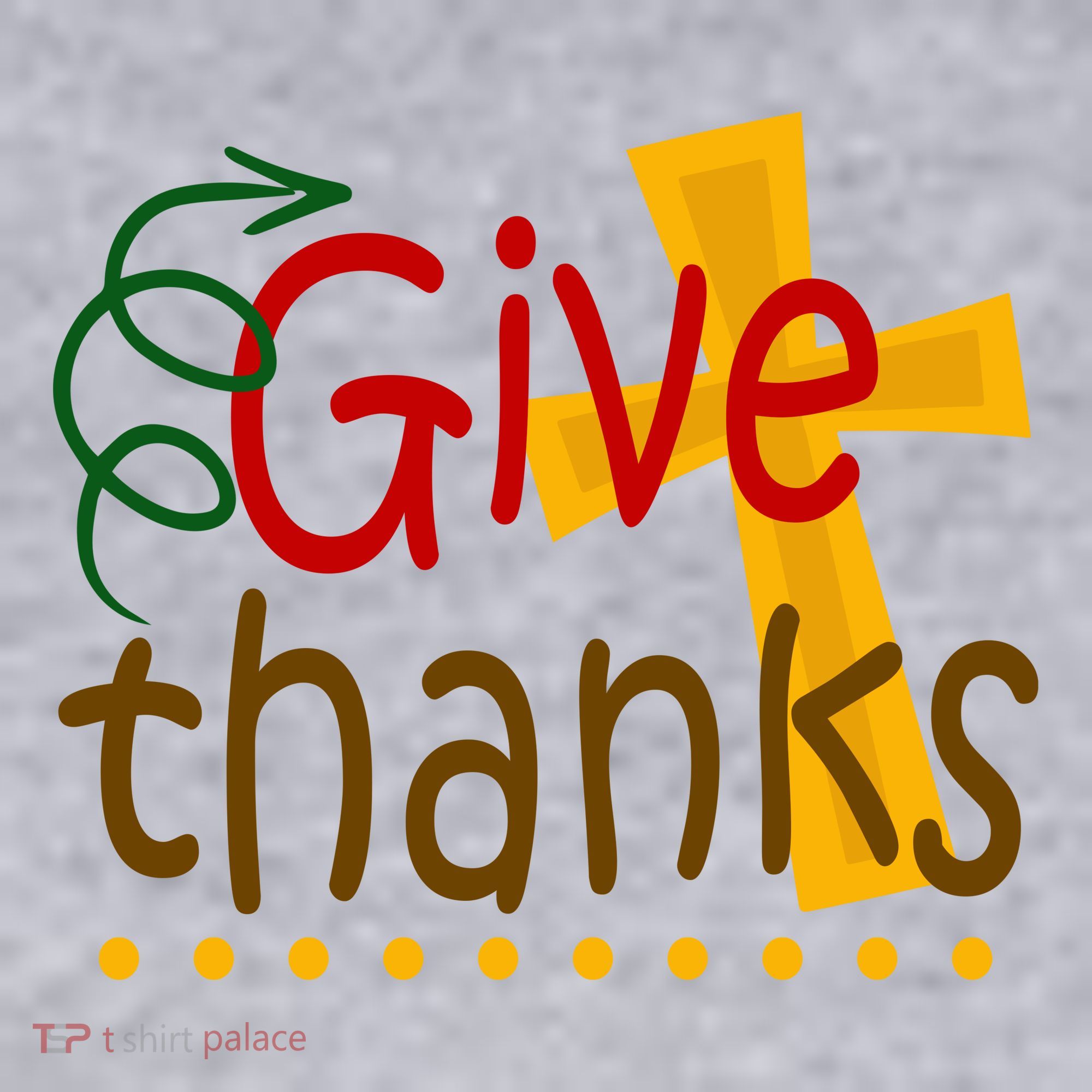 Give Thanks Cross Thanksgiving Women's Sweatshirt