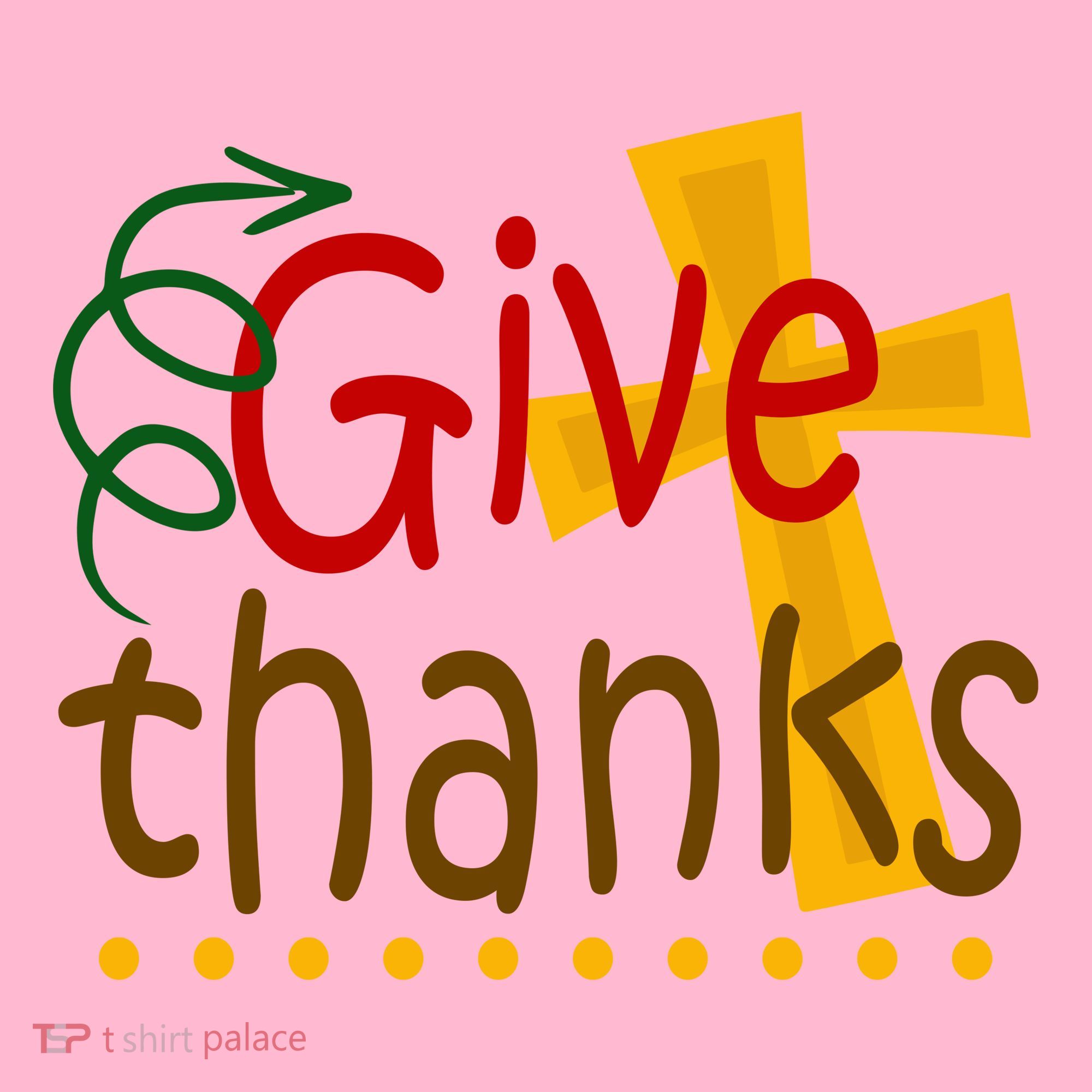 Give Thanks Cross Thanksgiving Coaster