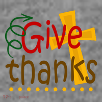 Give Thanks Cross Thanksgiving Toddler Hoodie thumb 2