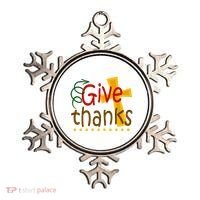 Give Thanks Cross Thanksgiving Ornament thumb 0