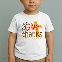 Give Thanks Cross Thanksgiving Toddler T-Shirt thumb 2
