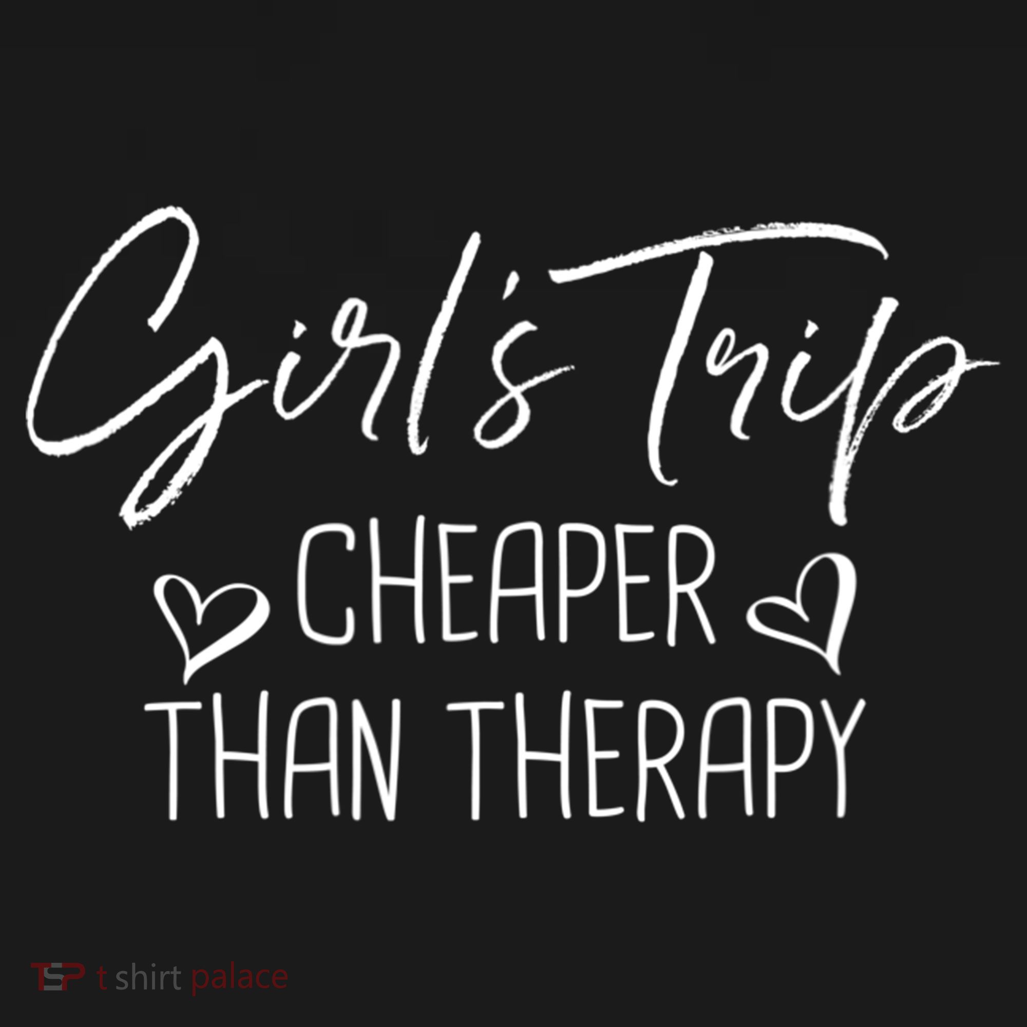 Girls Trip Cheaper Than A Therapy Funny Bachelorette Gift Women's Hoodie