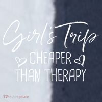 Girls Trip Cheaper Than A Therapy Funny Bachelorette Gift Sport-Tek Competitor United Soccer Jersey thumb 4
