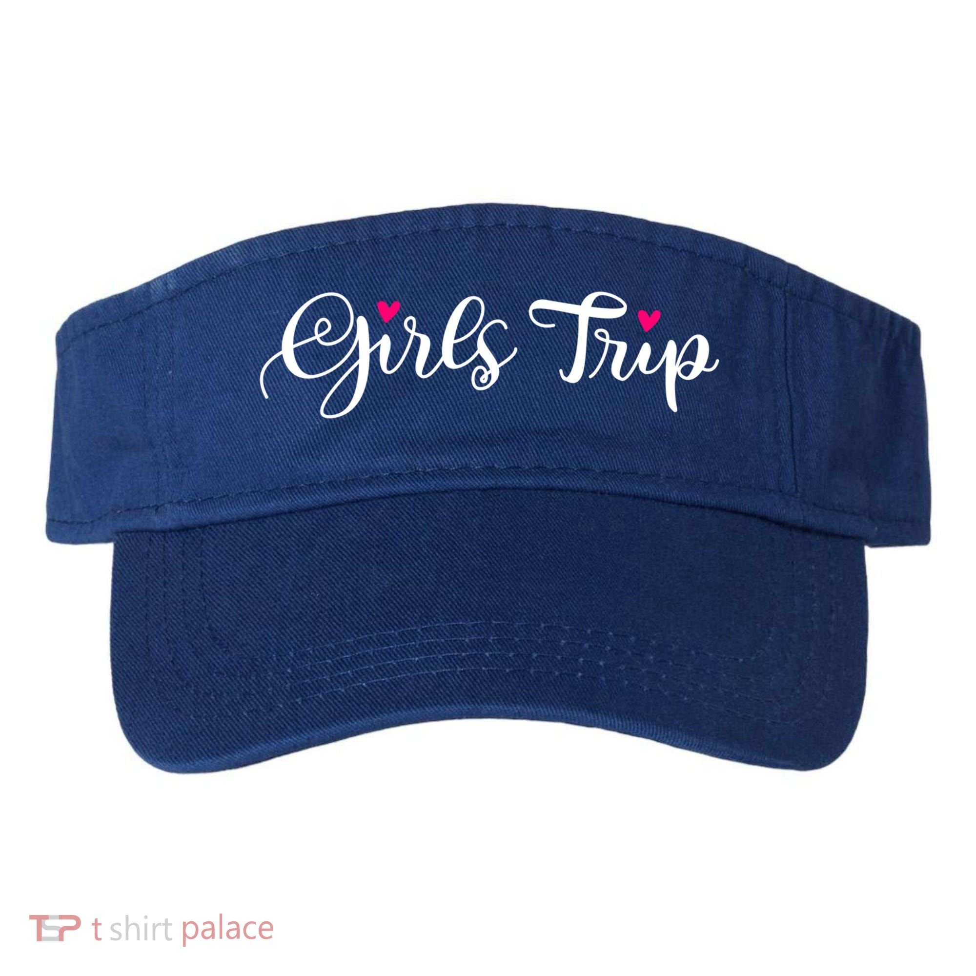 Girls Trip Cute Matching Getaway Vacation Gift Girls Weekend Gift Visor