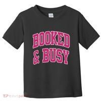 Girl Tribe Co Booked & Busy Toddler T-Shirt thumb 0