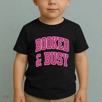 Girl Tribe Co Booked & Busy Toddler T-Shirt thumb 2
