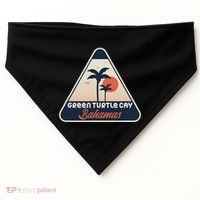 Green Turtle Cay Bahamas USA-Made Doggie Bandana thumb 0