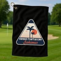 Green Turtle Cay Bahamas Golf Towel thumb 1