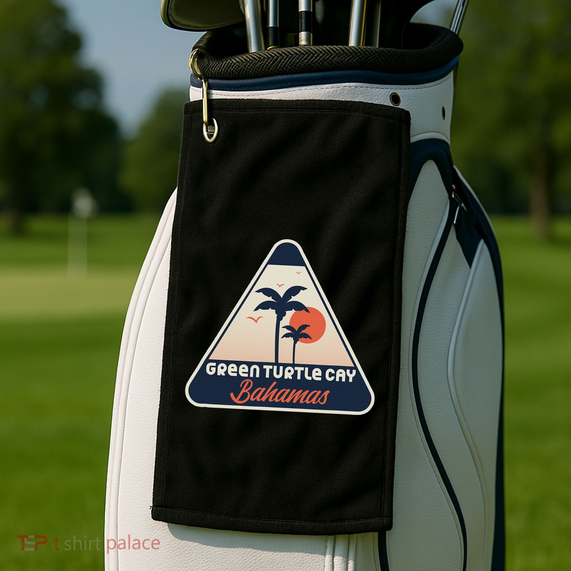 Green Turtle Cay Bahamas Golf Towel