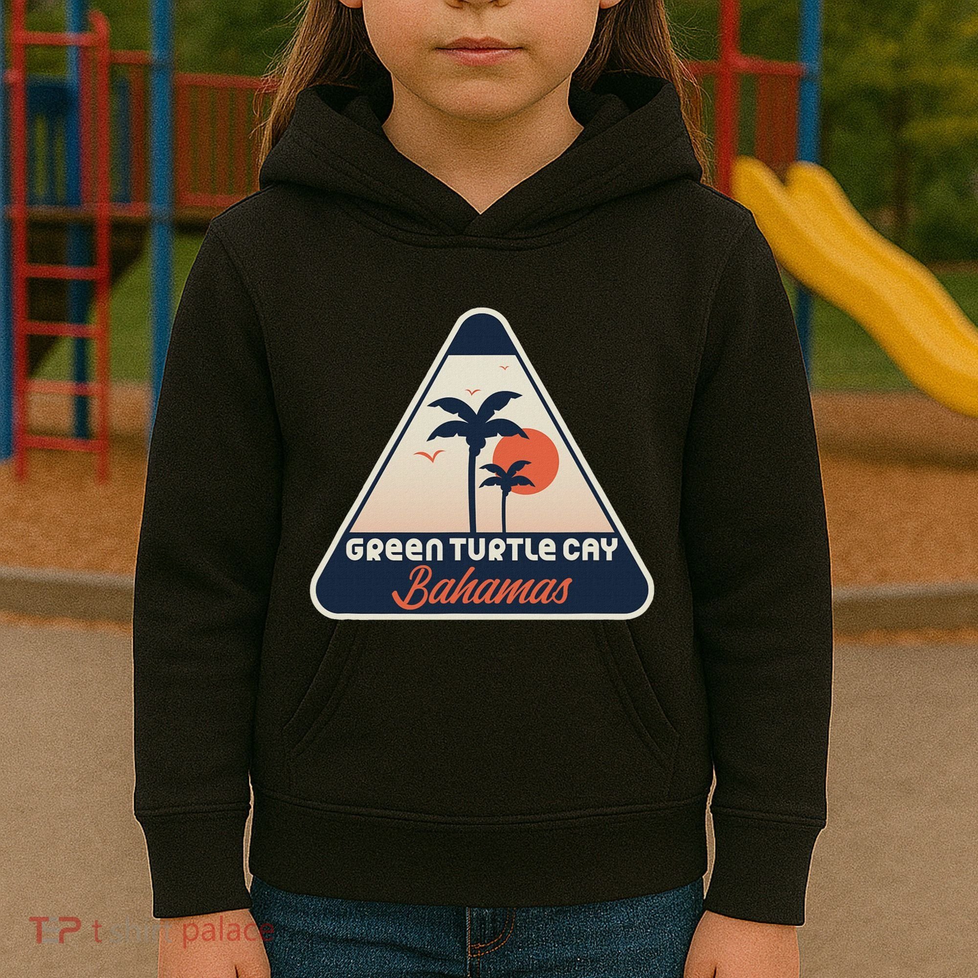 Green Turtle Cay Bahamas Kids Hoodie