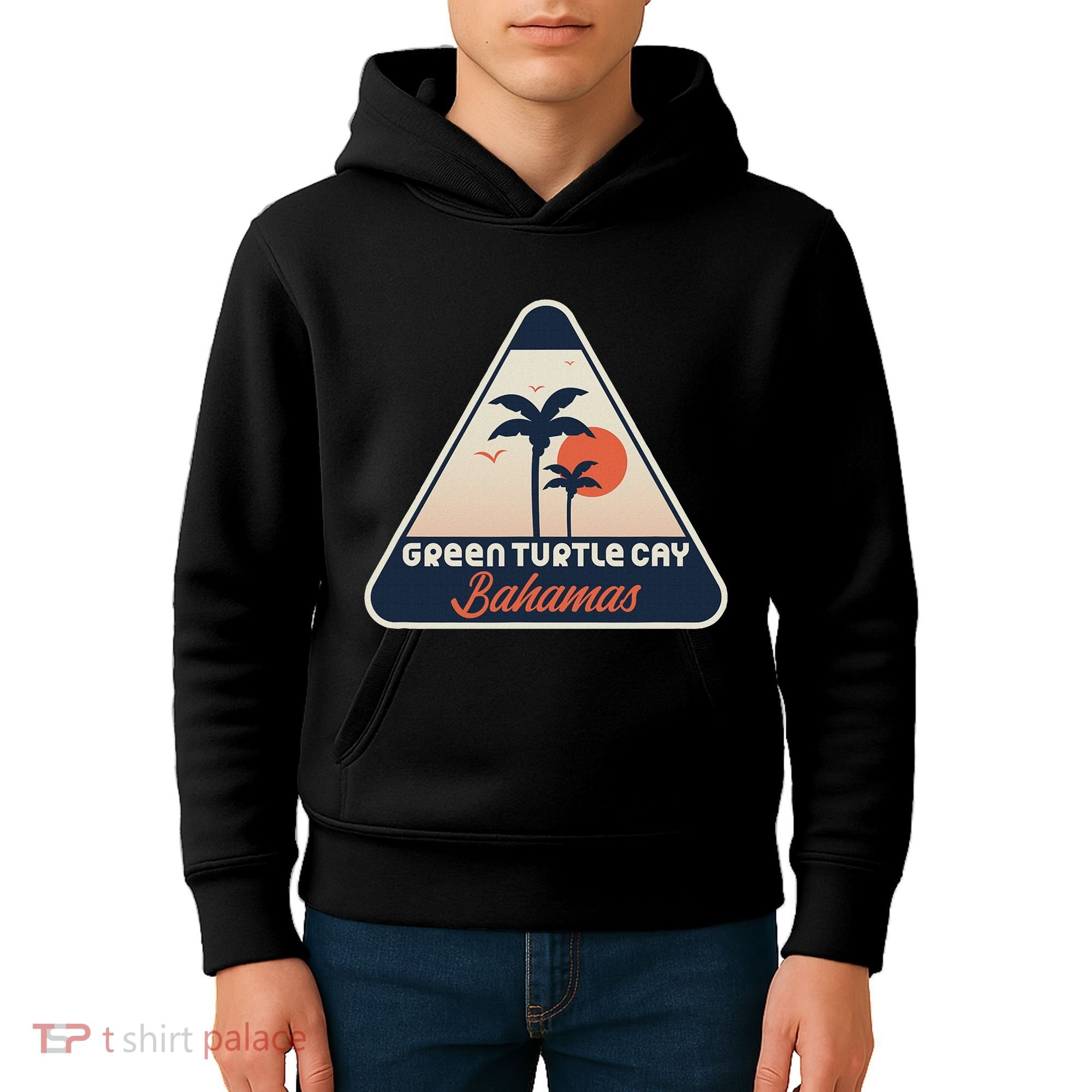 Green Turtle Cay Bahamas Kids Hoodie
