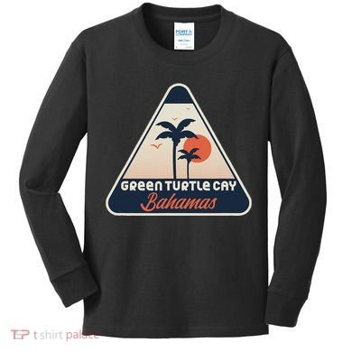 Green Turtle Cay Bahamas Kids Long Sleeve Shirt