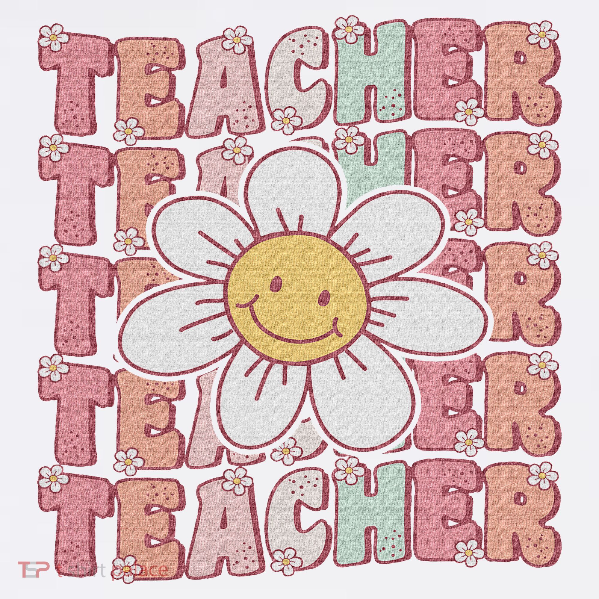 Groovy Teacher Cute 70s Daisy Flower Retro Back To School Sweatshirt