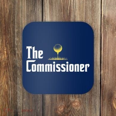 Golfer The Commissioner Golf League Coaster