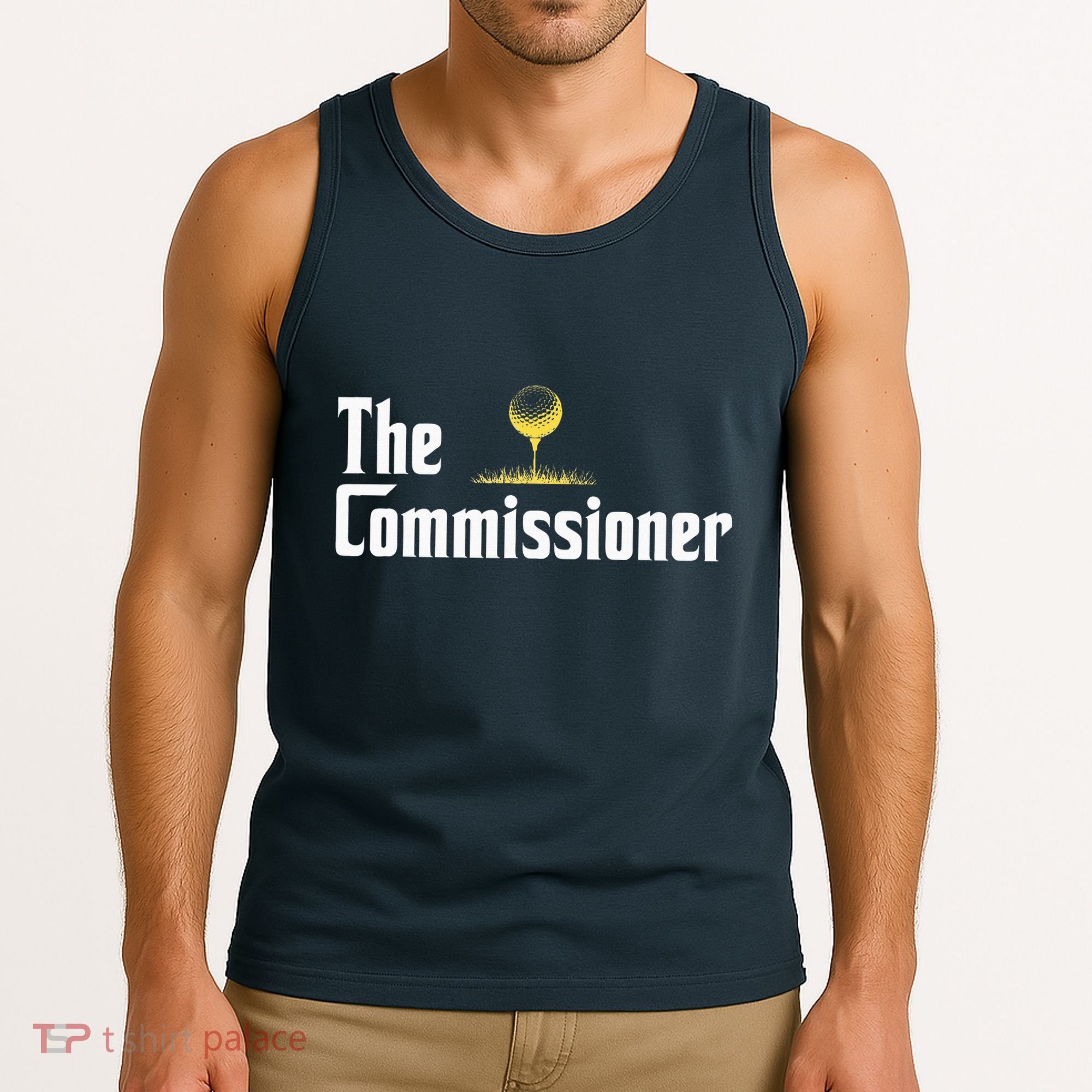Golfer The Commissioner Golf League Tank Top