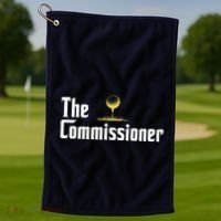 Golfer The Commissioner Golf League Golf Towel thumb 1