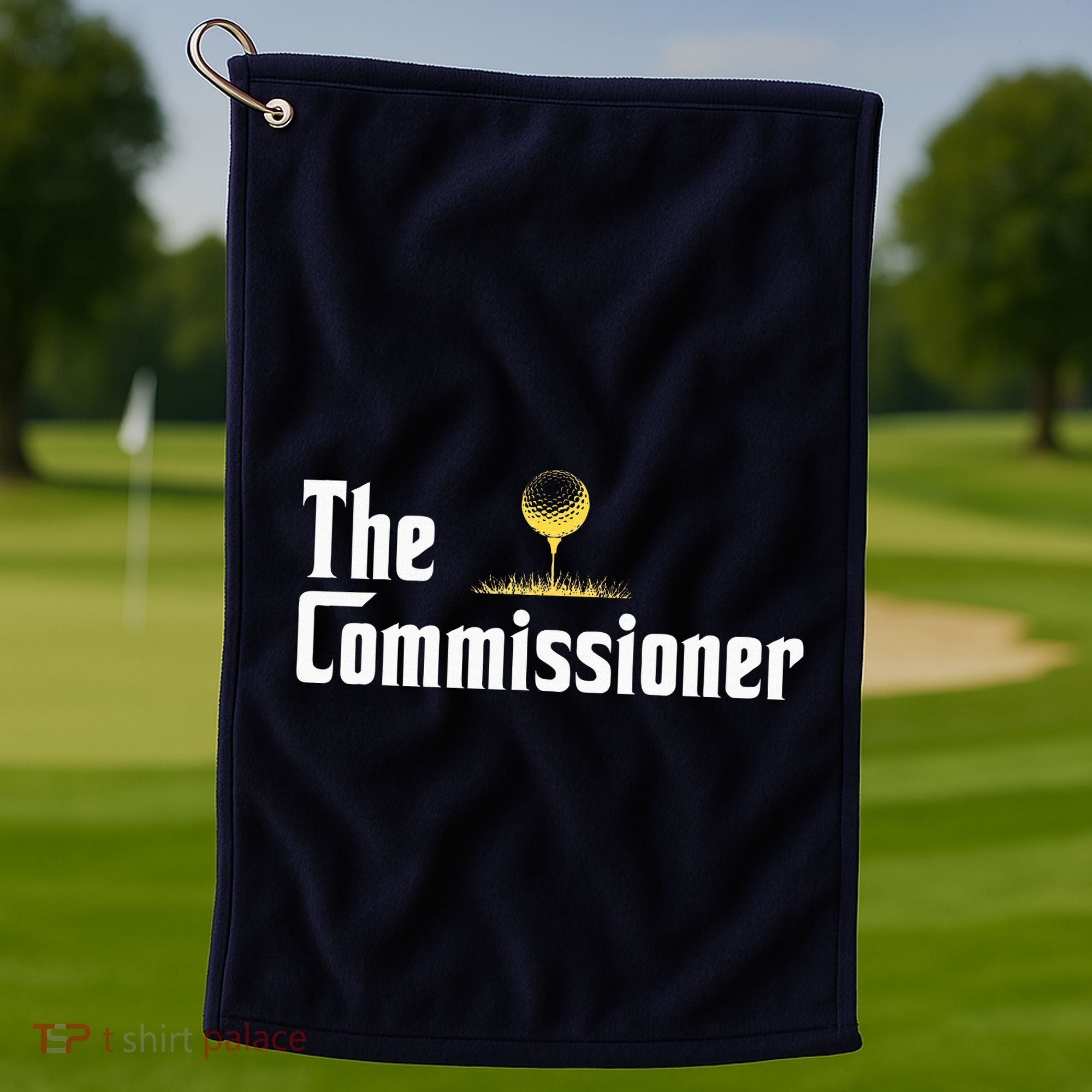 Golfer The Commissioner Golf League Golf Towel