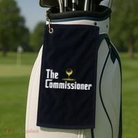 Golfer The Commissioner Golf League Golf Towel thumb 2