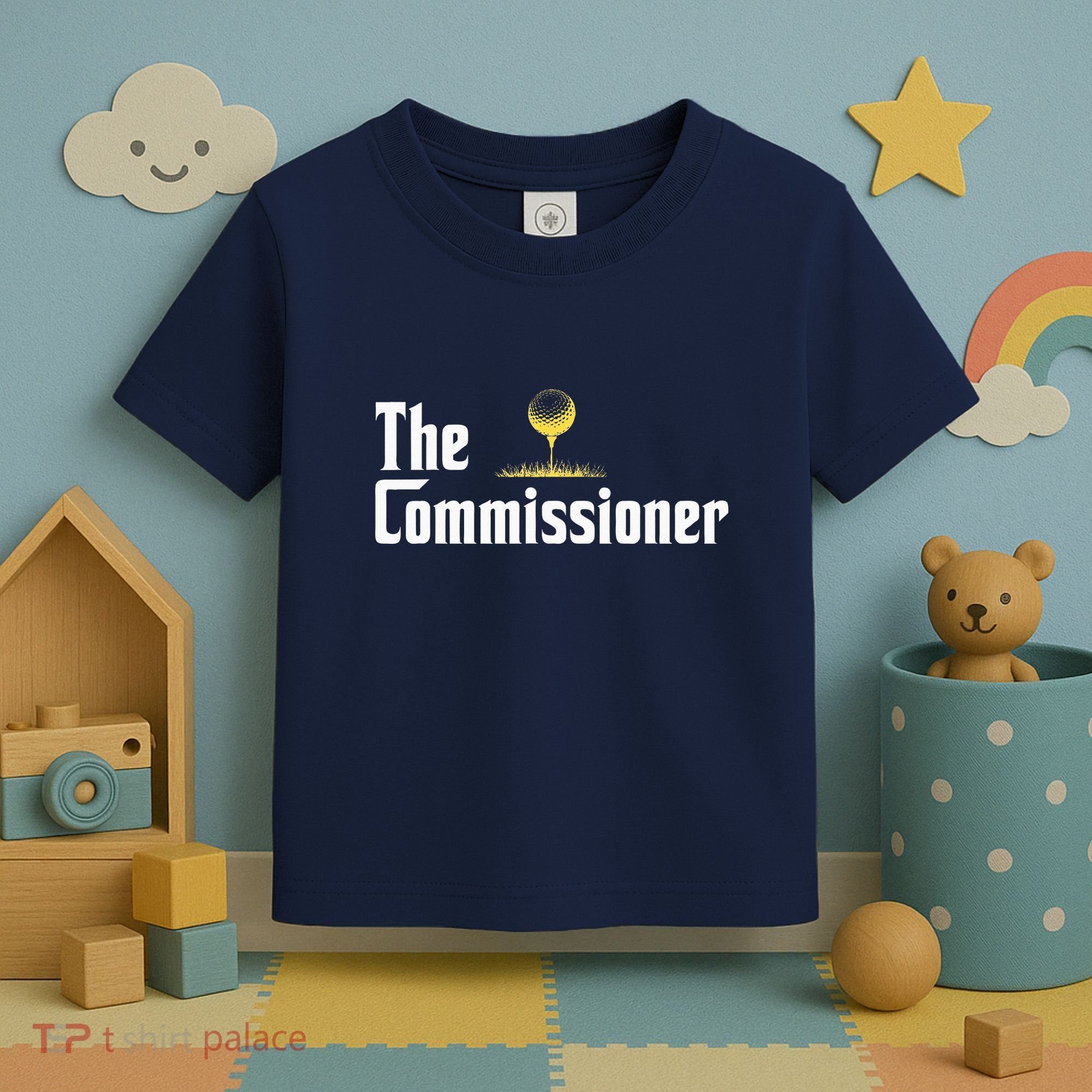 Golfer The Commissioner Golf League Toddler T-Shirt