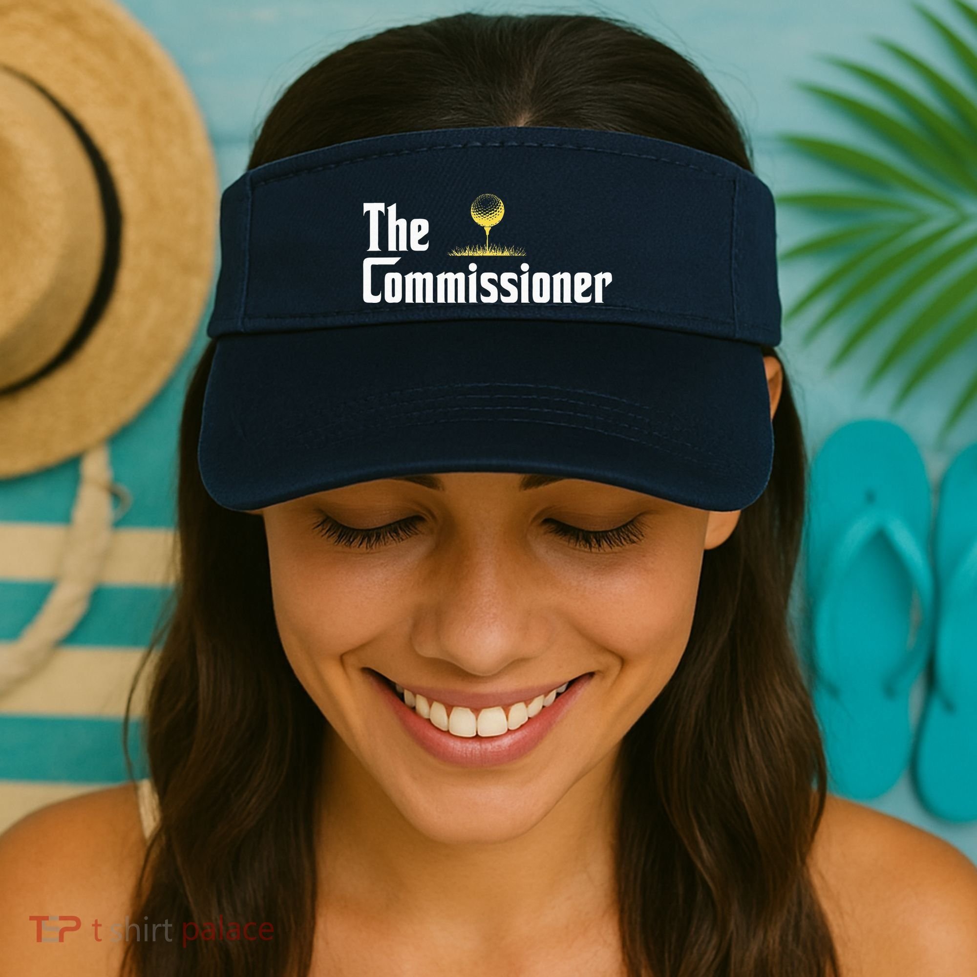 Golfer The Commissioner Golf League Visor
