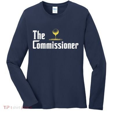 Golfer The Commissioner Golf League Women's Long Sleeve Shirt