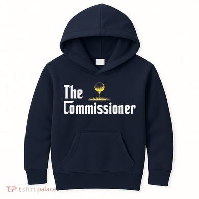 Golfer The Commissioner Golf League Kids Hoodie