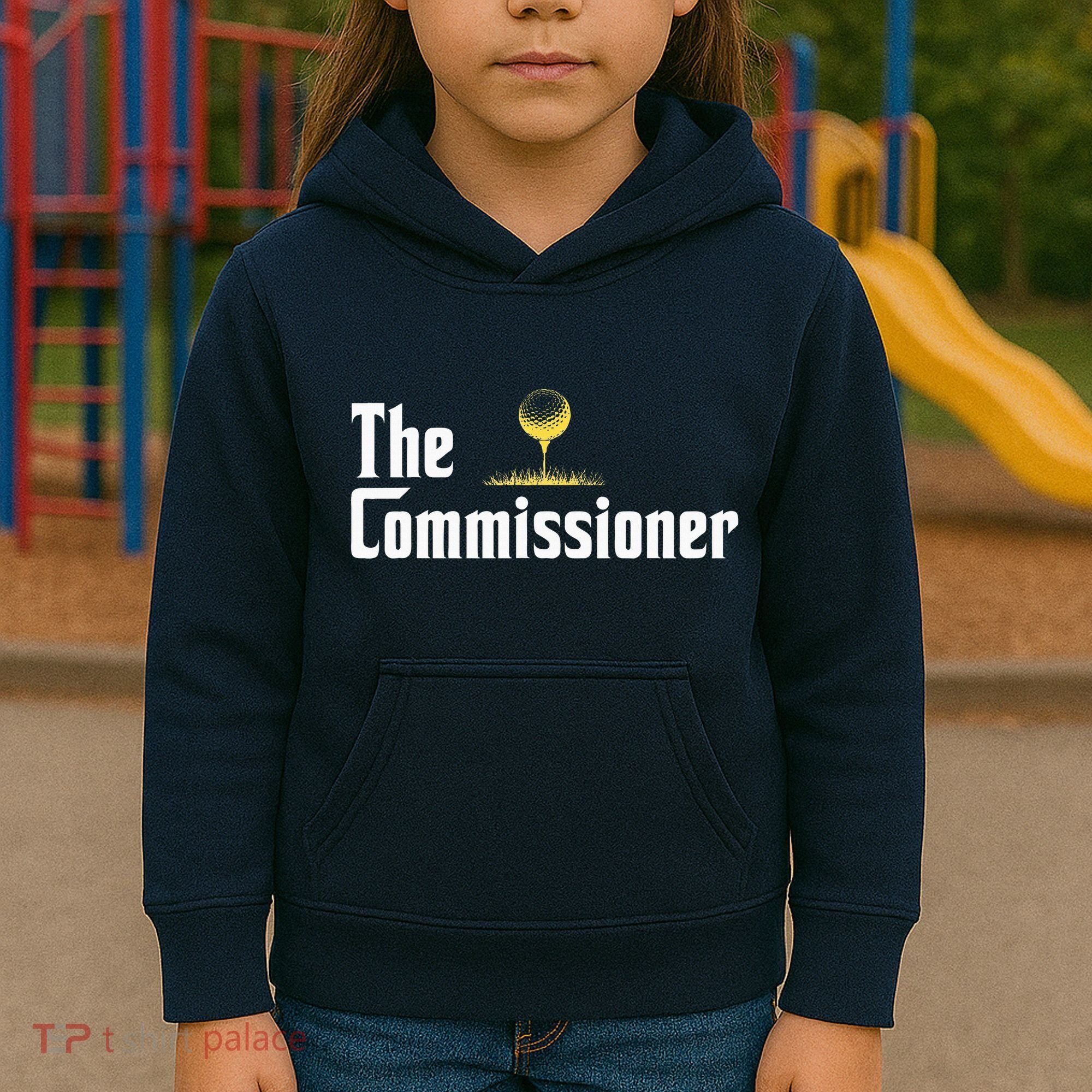 Golfer The Commissioner Golf League Kids Hoodie