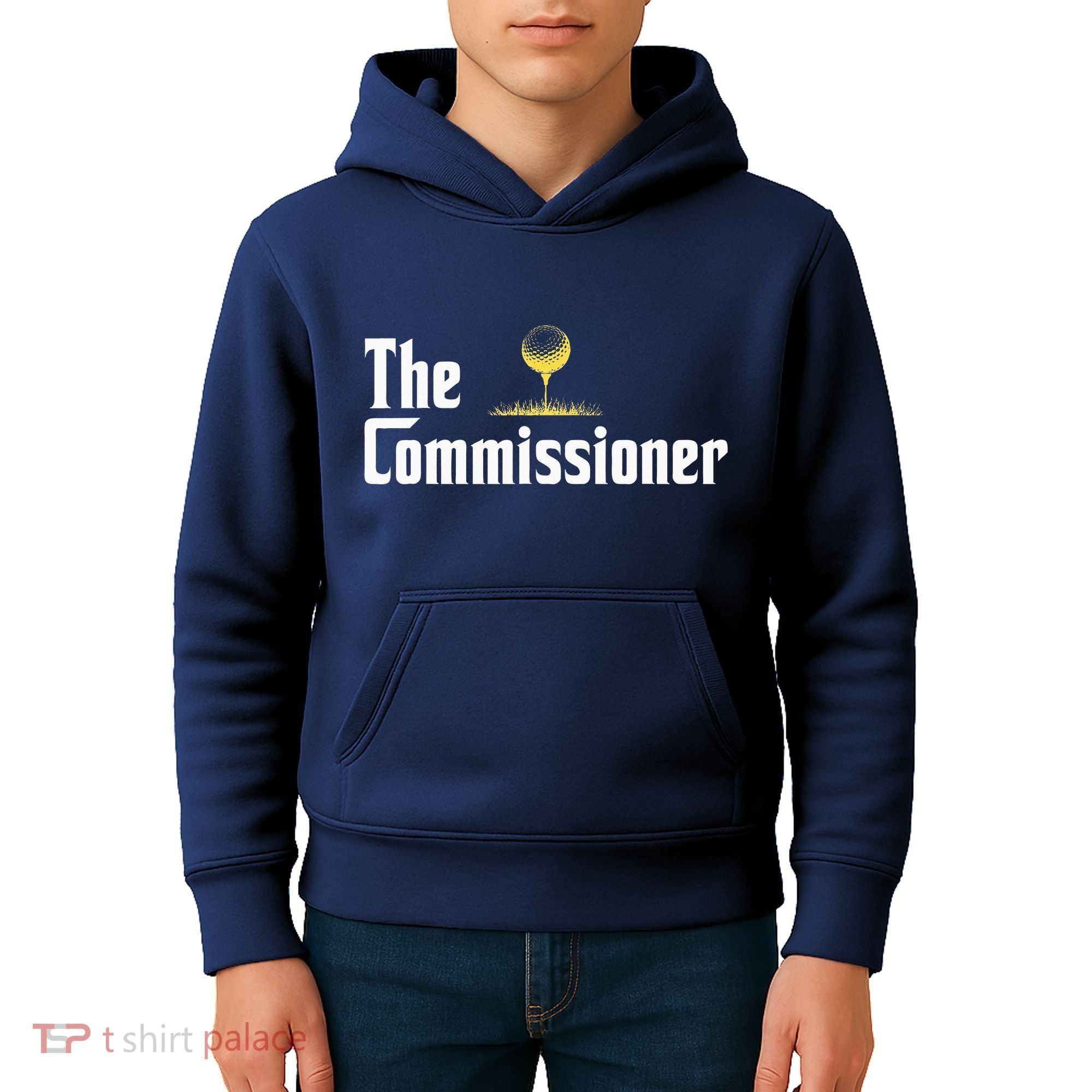 Golfer The Commissioner Golf League Kids Hoodie