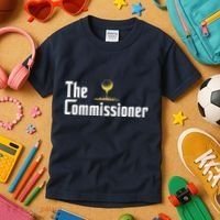 Golfer The Commissioner Golf League Kids T-Shirt thumb 3