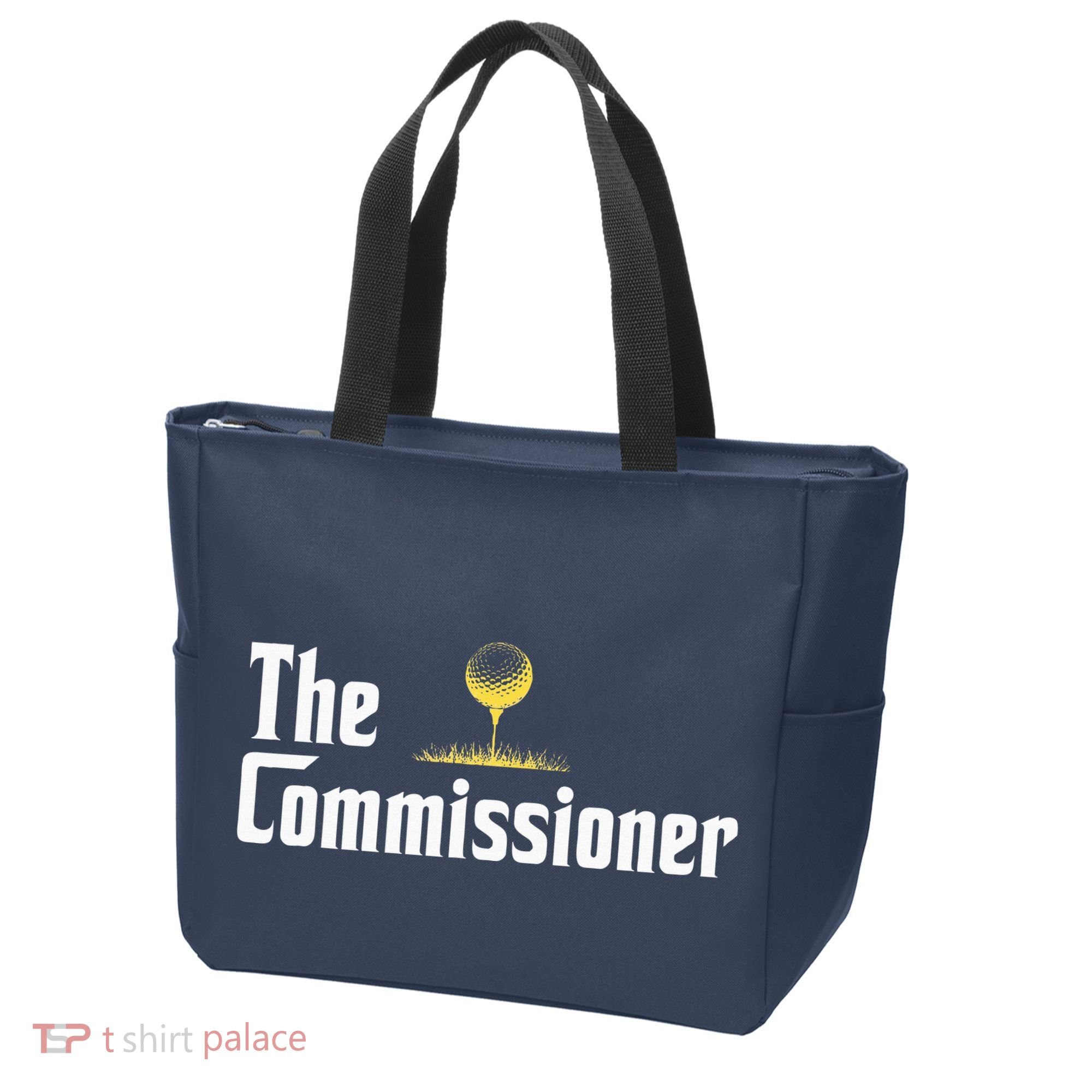Golfer The Commissioner Golf League Tote Bag