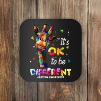 Giraffe Tie Dye Autism Awareness Autism Coaster thumb 0