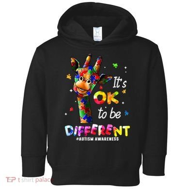 Giraffe Tie Dye Autism Awareness Autism Toddler Hoodie