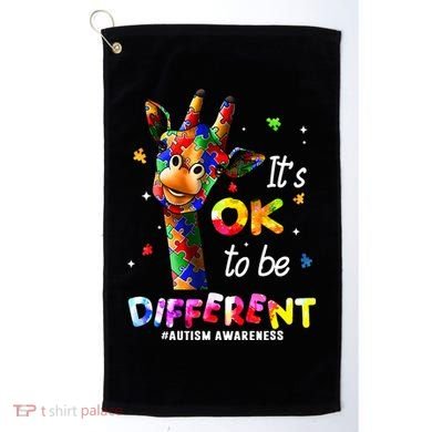 Giraffe Tie Dye Autism Awareness Autism Golf Towel