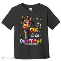 Giraffe Tie Dye Autism Awareness Autism Toddler T-Shirt thumb 0