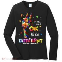 Giraffe Tie Dye Autism Awareness Autism Women's Long Sleeve Shirt thumb 0
